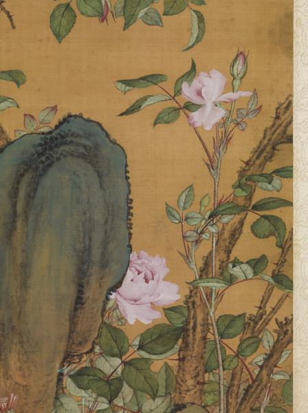 清郎世寧萬壽長春　軸