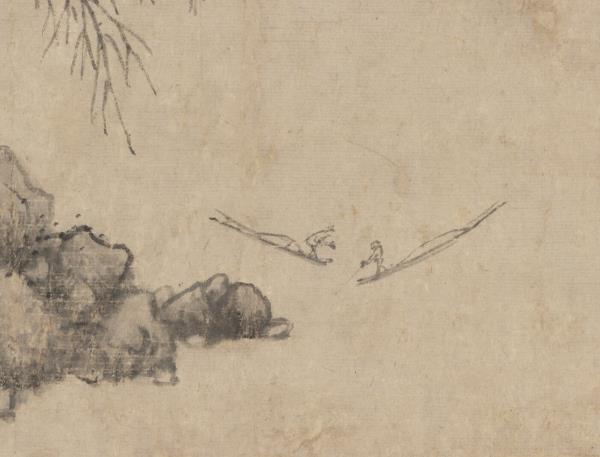 明沈周畫山水　軸