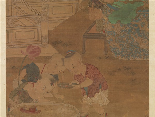 宋人子孫和合圖　軸