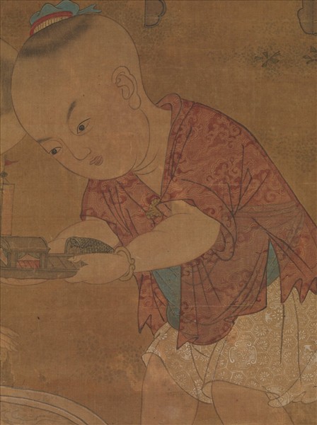 宋人子孫和合圖　軸