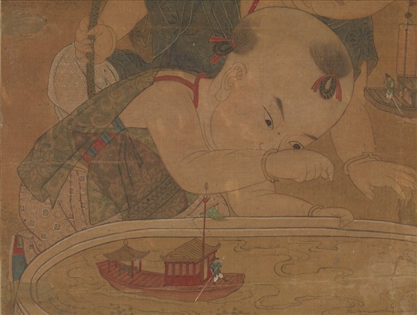 宋人子孫和合圖　軸