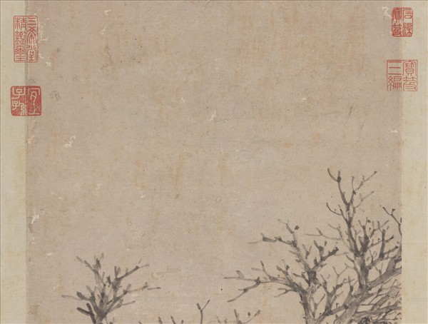 明沈周汲泉煮茗圖　軸