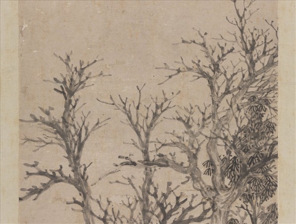 明沈周汲泉煮茗圖　軸