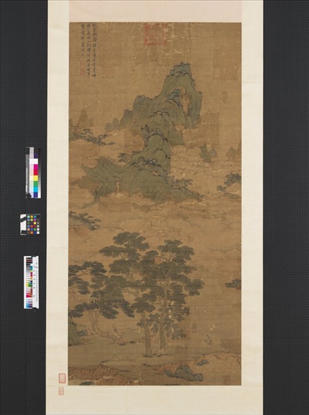 明沈周待琴圖　軸