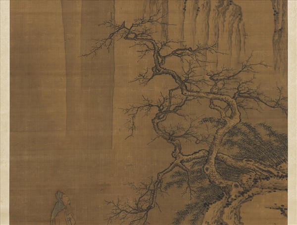 明沈周畫尋梅圖　軸