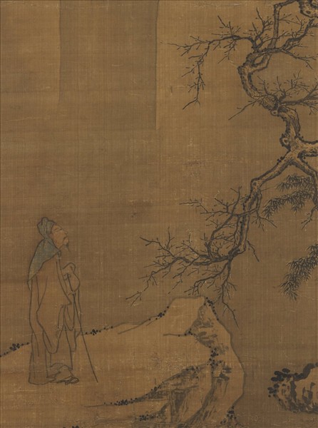 明沈周畫尋梅圖　軸