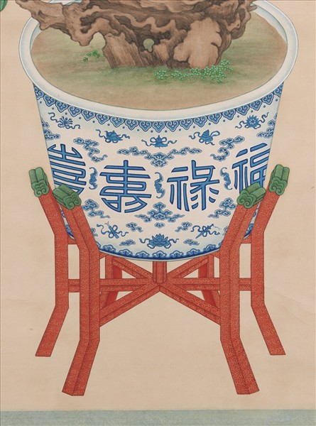 清沈全畫桂花　軸