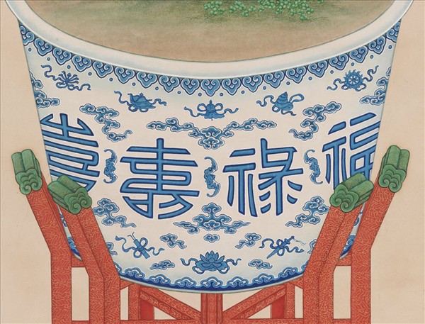 清沈全畫桂花　軸