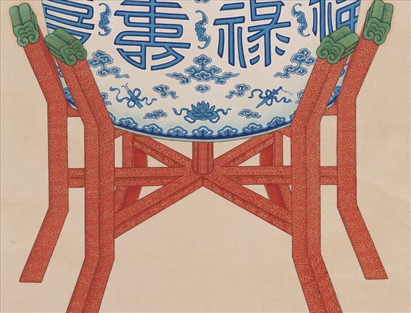 清沈全畫桂花　軸