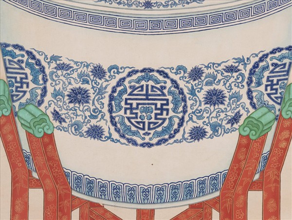 清張愷畫盆桂　軸