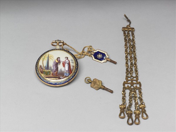 畫琺瑯人物懷錶