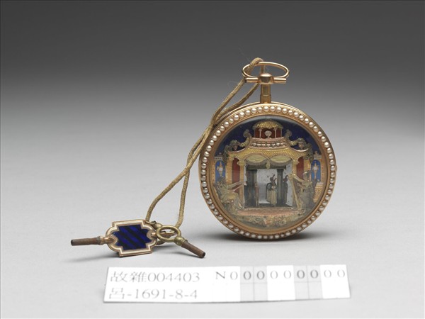 鑲珠西洋劇場人物懷錶