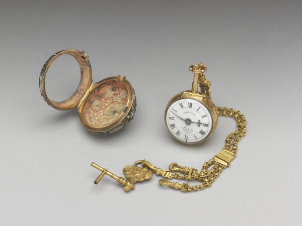 嵌料石瑪瑙懷錶