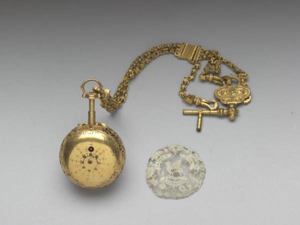 嵌料石瑪瑙懷錶