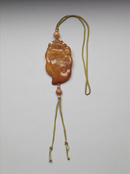 蜜蠟桃式齋戒牌