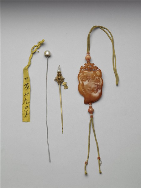 蜜蠟桃式齋戒牌