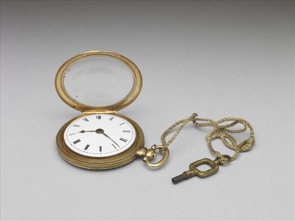 畫琺瑯鑲珠懷錶