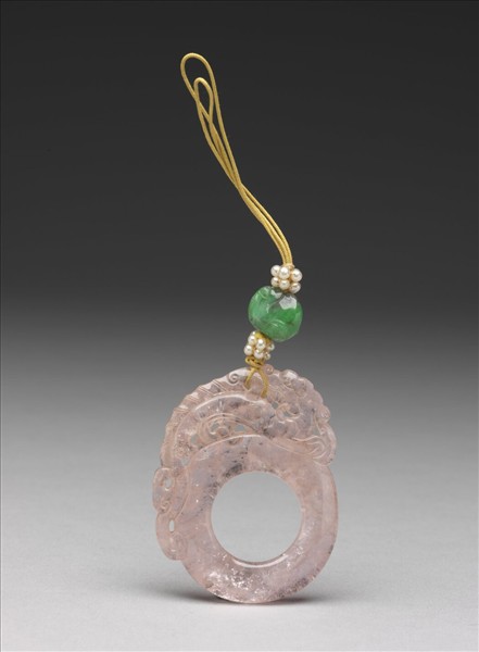 粉紅碧璽環佩