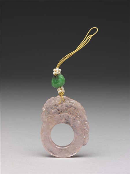 粉紅碧璽環佩