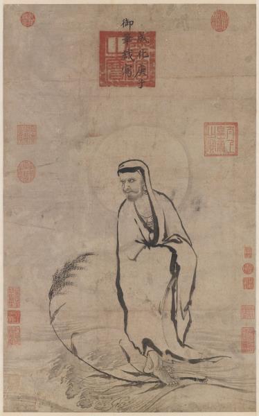 明憲宗畫達摩　軸