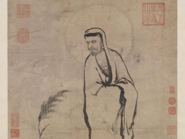 明憲宗畫達摩　軸