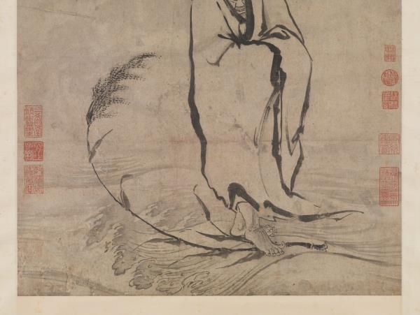 明憲宗畫達摩　軸