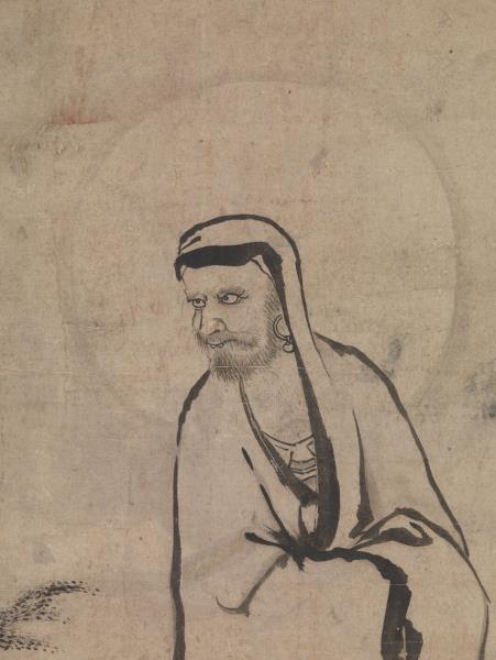 明憲宗畫達摩　軸