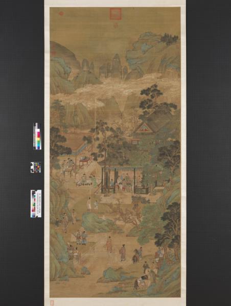 明仇英十八學士登瀛洲圖　軸