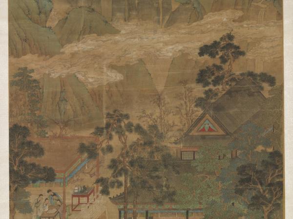 明仇英十八學士登瀛洲圖　軸