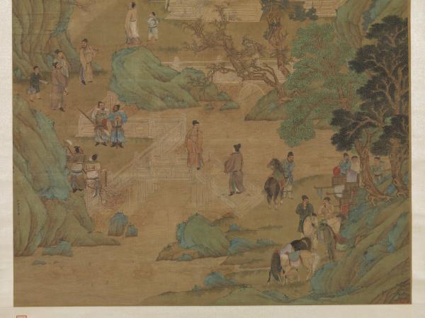 明仇英十八學士登瀛洲圖　軸