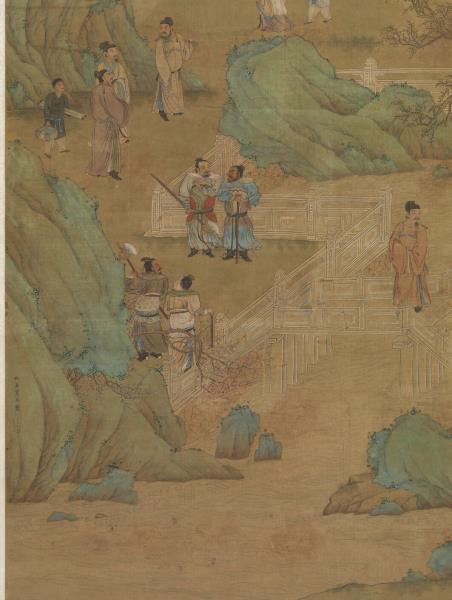 明仇英十八學士登瀛洲圖　軸