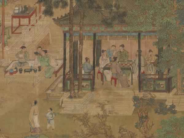 明仇英十八學士登瀛洲圖　軸