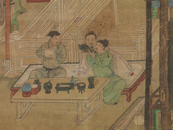 明仇英十八學士登瀛洲圖　軸