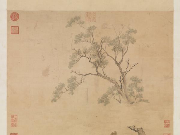 明仇氏杜陵內史畫唐人詩意　軸