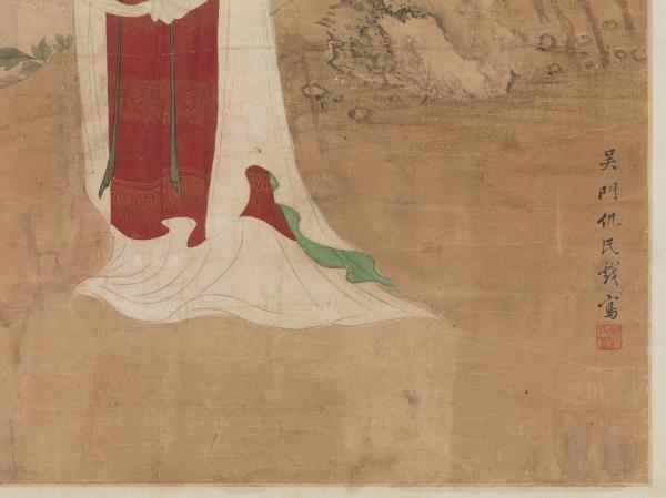 明仇氏杜陵內史畫唐人詩意　軸