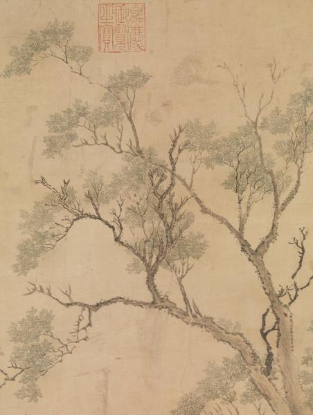 明仇氏杜陵內史畫唐人詩意　軸