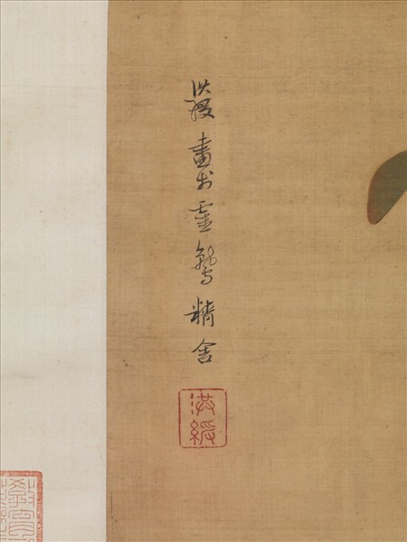 明陳洪綬花蝶寫生　軸