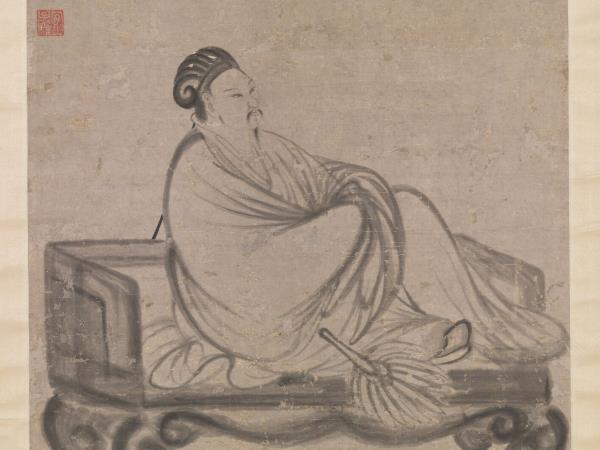 明張飌畫諸葛亮像　軸