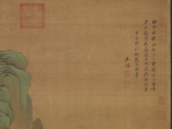 清王鑑倣趙孟頫山水　軸