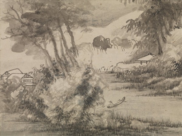 清王翬畫奇峰聳秀　軸