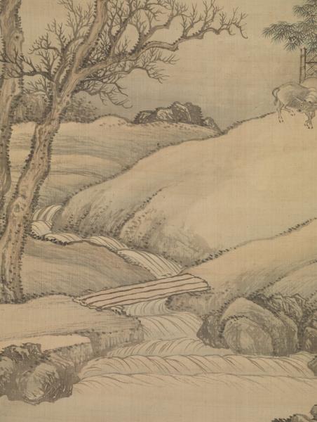 清王翬平林散牧圖　軸