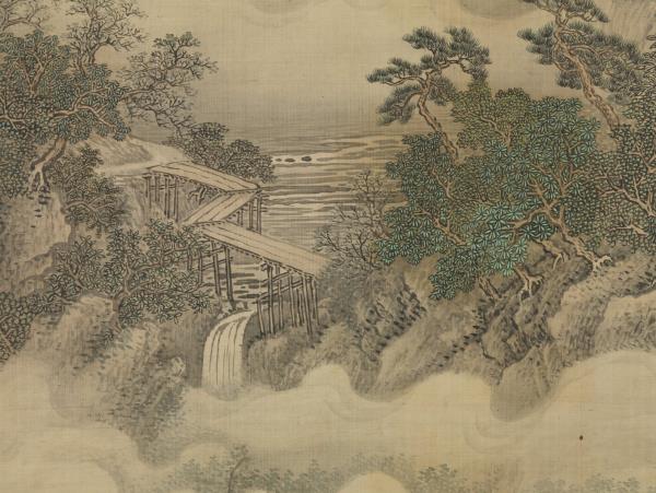 清王翬畫夏麓晴雲　軸