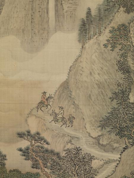 清王翬畫夏麓晴雲　軸