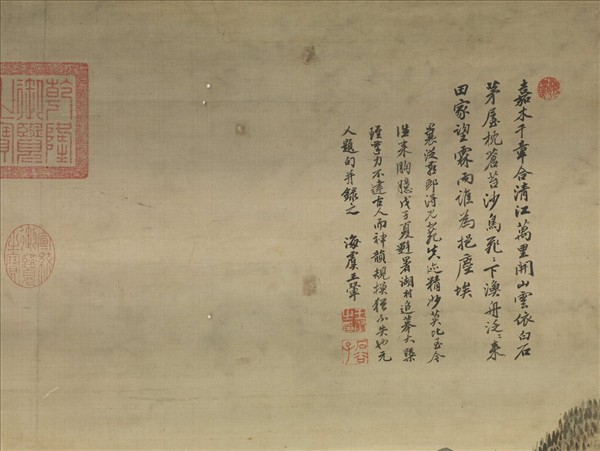 清王翬山水　軸