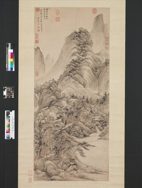 清王翬畫山水　軸