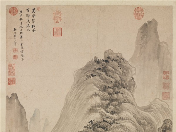 清王翬畫山水　軸