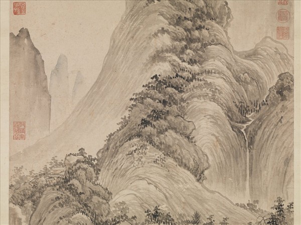 清王翬畫山水　軸