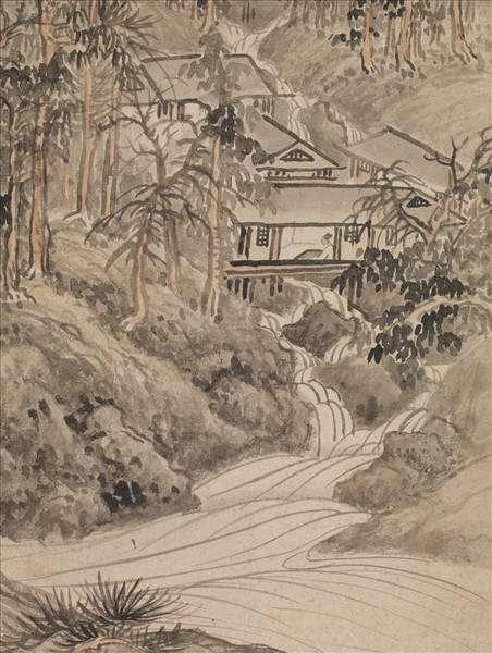 清王翬畫山水　軸