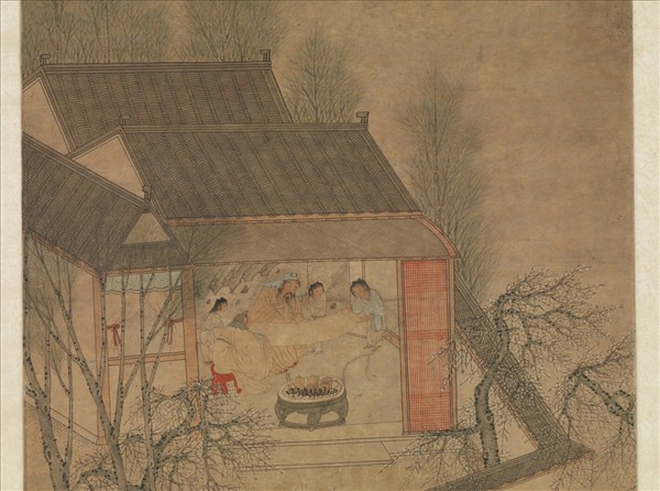 明錢貢太平春色　軸