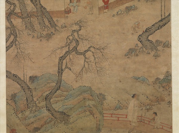 明錢貢太平春色　軸